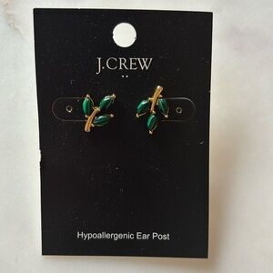 J Crew Leaf Earrings